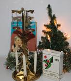 Antieken Kerst molen Chimes + doosje Gouda kaarsjes DDR, Diversen, Kerst, Ophalen of Verzenden, Gebruikt