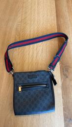 Gucci messenger schoudertas, Sieraden, Tassen en Uiterlijk, Tassen | Schoudertassen, Overige merken, Gebruikt, Zwart, Ophalen of Verzenden