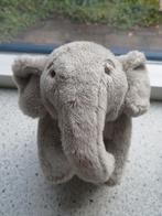 Olifant olifantje van IKEA grijs velours meet ca 16 cm breed, Ophalen of Verzenden, Zo goed als nieuw, Olifant