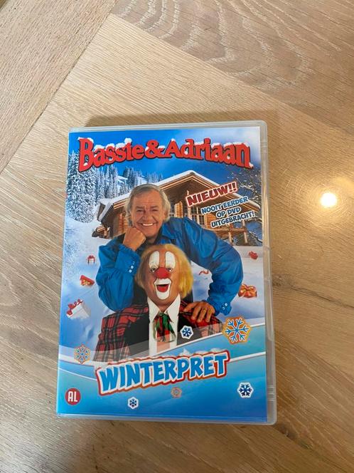 Dvd Bassie & Adriaan - Winterpret, Cd's en Dvd's, Dvd's | Kinderen en Jeugd, Zo goed als nieuw, Film, Avontuur, Alle leeftijden