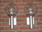 Raak verlichting, Ophalen, Zo goed als nieuw, Metaal of Aluminium, Vintage Glazen bol is hand geblazen
