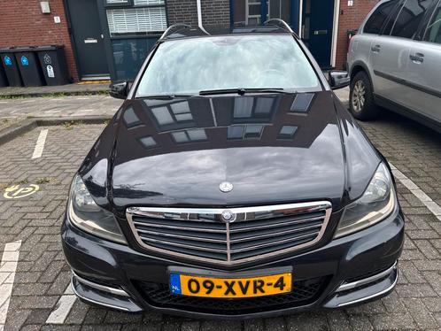 Mercedes-Benz C-Klasse C180cdi BE Estate Aut7 2012 Zwart, Auto's, Mercedes-Benz, Particulier, C-Klasse, Diesel, D, Stationwagon