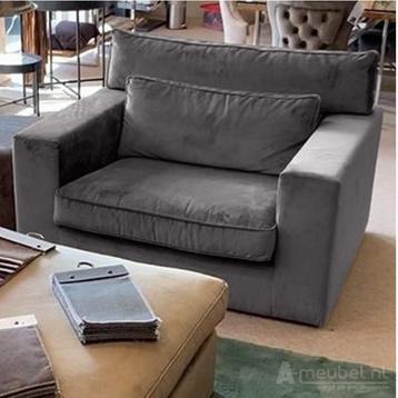Loveseat Antraciet Suède – NIEUW, nog in verpakking! beschikbaar voor biedingen