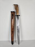 Zwaard hoornen heft houten schede, Indonesië, begin 20e eeuw, Ophalen of Verzenden