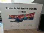 Flex Triple Portable Monitor - 14 Inch, Computers en Software, Monitoren, HD, IPS, Kantelbaar, HDMI