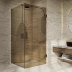 Prachtige douchecabine 90x90 of 100x100 nieuw in doos brons, Huis en Inrichting, Nieuw, Minder dan 100 cm, Wastafelkast, 25 tot 50 cm