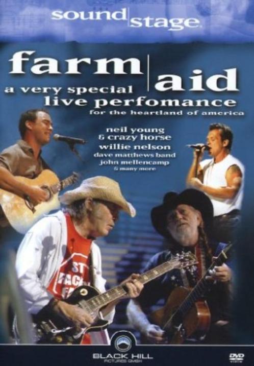 DVD-Farm Aid-Live-John Mellencamp,Neil Young,Willie Nelson, Cd's en Dvd's, Dvd's | Muziek en Concerten, Zo goed als nieuw, Muziek en Concerten