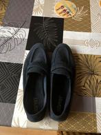 Donkerblauwe leren loafers van Esprit maat 39, Blauw, Instappers, Ophalen of Verzenden, Gedragen