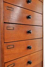 Antieke eiken archiefkast kast circa 1900/1910 TOPSTUK, Ophalen of Verzenden, Gebruikt