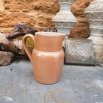 oude franse bruine wijnkan grès  bloemenkan, Ophalen of Verzenden