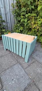 Leuke groene opbergkist, Ophalen, Rechthoekig, Hout, Minder dan 55 cm