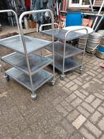 Rvs transport karren 3 verdiepingen, 100 liter of meer, Ophalen, Zo goed als nieuw, Transportkar