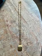 Octagon Initial Necklace Rosefield (Initial S), Verzenden, Zo goed als nieuw, Goud, Overige materialen