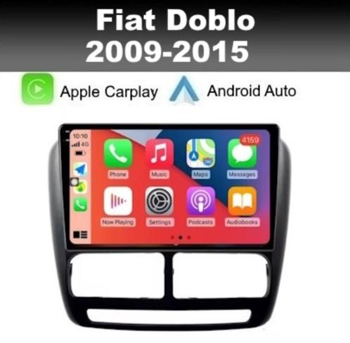 Fiat Doblo 2009-2015 android 14 navigatie apple carplay, Auto diversen, Autoradio's, Nieuw, Ophalen of Verzenden