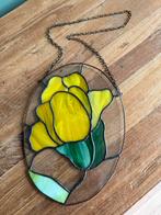 Glas in lood bloem hanger, Ophalen of Verzenden, Zo goed als nieuw