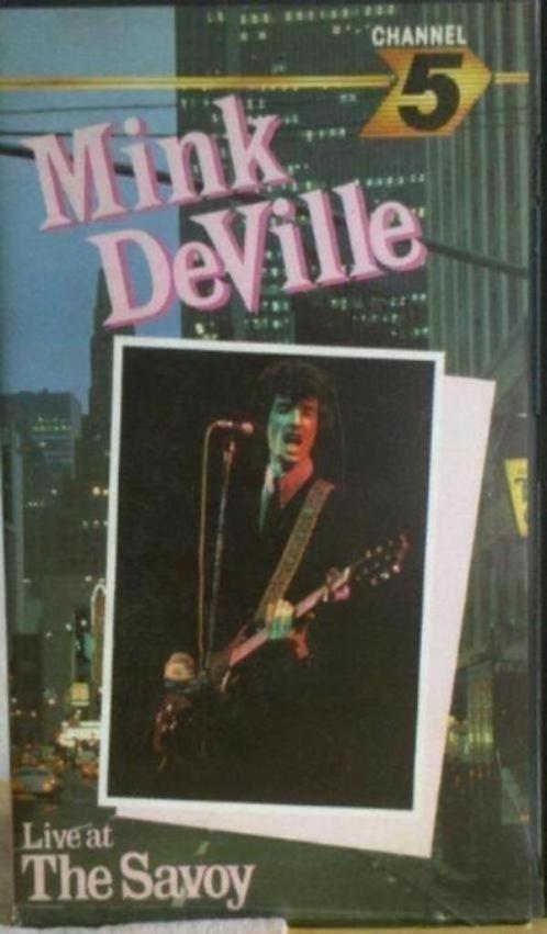 VHS: Mink DeVille – Live At The Savoy, Cd's en Dvd's, VHS | Documentaire, Tv en Muziek, Zo goed als nieuw, Alle leeftijden, Verzenden