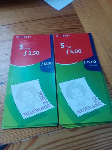 Postzegel Setjes Koningin Beatrix (Gulden) beschikbaar voor biedingen