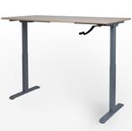 RM-Line Snelslinger Zit-sta Bureaus 120x80 Grijs Frame NIEUW, Ophalen of Verzenden, In hoogte verstelbaar, Nieuw, Stabureau