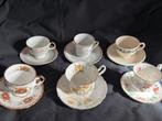6 kop en schotels o.a. Royal Albert , Wedgwood , Windsor, Ophalen of Verzenden