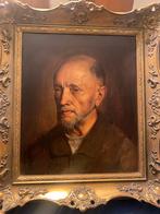 Portret van een man in gouden lijst, Ophalen of Verzenden