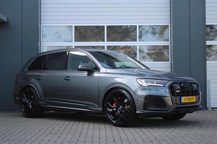 Audi SQ7 4.0 TDI quattro 7p ACC/Head-Up/Bose/Luchtvering/Pan, Auto's, Audi, Bedrijf, Te koop, SQ7, 360° camera, 4x4, ABS, Achteruitrijcamera