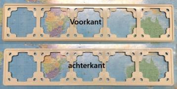 Gira Afdekraam 4-voudig Ceame/wit nieuw  36 ½ x 8 cm Nr.13  beschikbaar voor biedingen
