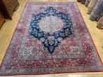 Vintage handgeknoopt perzisch tapijt kirman 356x248