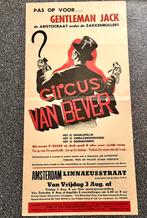Originele Nederlandse poster Circus Van Bever, Verzamelen, Ophalen of Verzenden, Rechthoekig Staand