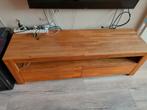 Massief Eiken TV Meubel, Huis en Inrichting, Ophalen, Gebruikt, 100 tot 150 cm, Eikenhout