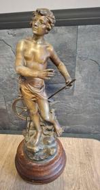 "Le Travail" van Par Kossowski, zink legering beeld, Antiek en Kunst, Ophalen of Verzenden