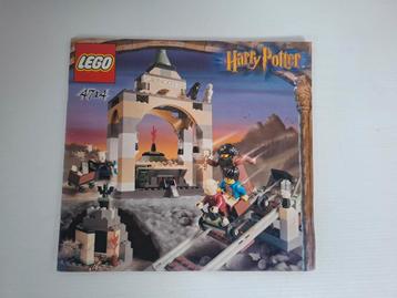 LEGO bouwplan van Harry Potter set 4714 Goudgrijp Bank beschikbaar voor biedingen