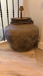 Oude Chinese kruiklamp, Huis en Inrichting, Ophalen, Overige materialen, Gebruikt, Chinees