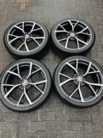 19 Ori VW Estoril velgen met Hankook winterbanden Golf GTI R, Auto-onderdelen, Banden en Velgen, 19 inch, Gebruikt, Banden en Velgen