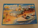 Playmobil Pick-up met speedboot met onderwatermotor - 6864, Kinderen en Baby's, Speelgoed | Playmobil, Ophalen, Zo goed als nieuw