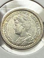 10 cent 1910 Wilhelmina, Postzegels en Munten, Munten | Nederland, Ophalen, Zilver, 10 cent, Koningin Wilhelmina