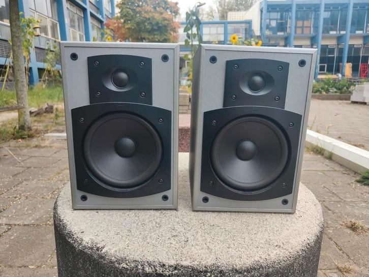 Jamo E530 Bookshelf Speaker set 2x  100 watt, Audio, Tv en Foto, Luidsprekers, Zo goed als nieuw, Front, Rear of Stereo speakers