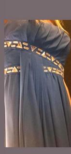 Lange blauwe jurk 1x gedragen, €35, Kleding | Dames, Gelegenheidskleding, Ophalen of Verzenden, Zo goed als nieuw, Blauw, Galajurk
