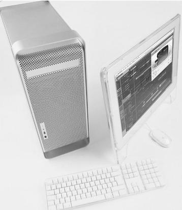 Powermac G5, SSD 120GB, Sorbet Leopard ,Apple 20 inch scherm beschikbaar voor biedingen