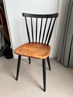 Vintage Spijlenstoel Jaren 50/60, Huis en Inrichting, Stoelen, Ophalen, Gebruikt, Zwart, Vintage midcentury