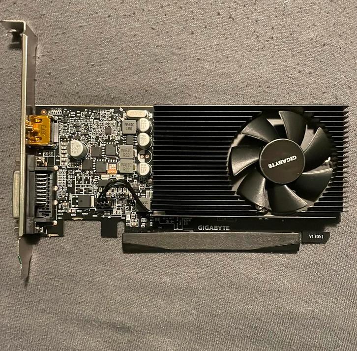 Gigabyte Geforce Gt 1030 2b  Gddr5, Computers en Software, Videokaarten, Zo goed als nieuw, Nvidia, PCI-Express 3.0, GDDR5, HDMI