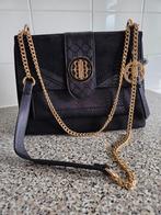 tas suede river island, Ophalen of Verzenden, Gebruikt, Zwart, Schoudertasje