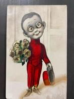 Vintage Anzichtkaart 1967 - Bellboy met bewegende ogen, Ophalen of Verzenden, 1960 tot 1980, Gelopen, Overig Europa