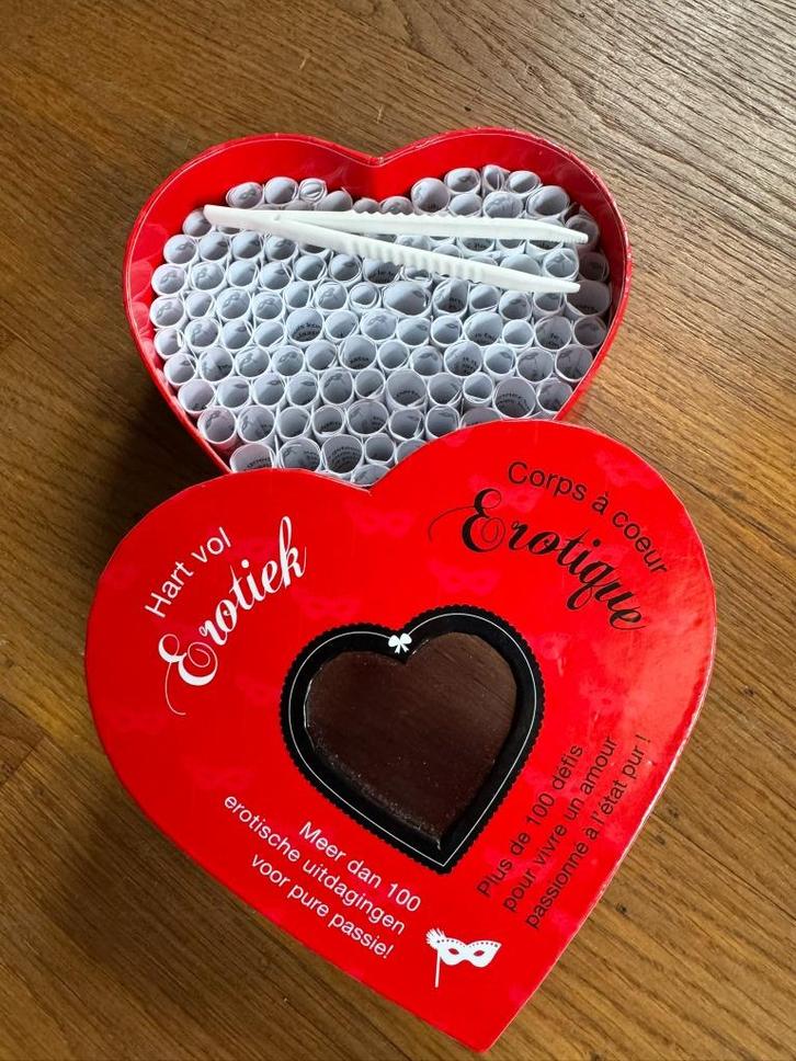 Hart vol Erotiek – spel met 100 spannende uitdagingen, Hobby en Vrije tijd, Gezelschapsspellen | Overige, Nieuw, Een of twee spelers