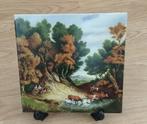 losse tegel Delft Romaanse muurkunst, Antiek en Kunst, Antiek | Wandborden en Tegels, Ophalen of Verzenden