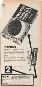 retro reclame 1954 Kwatta hygiënische verpakkingen, Verzenden, Overige typen