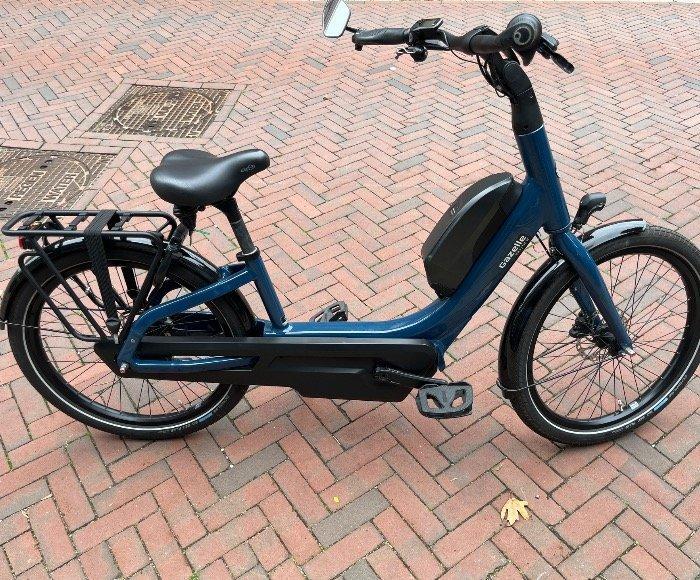 GAZELLE Easyflow C7 Dames Mallard Blue Glans 46cm 2024, Fietsen en Brommers, Elektrische fietsen, Gebruikt, Gazelle, Minder dan 47 cm