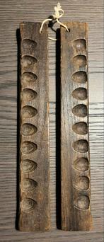 Antieke houten Pastillemal chocolade/ suikerwerk mal, Ophalen of Verzenden