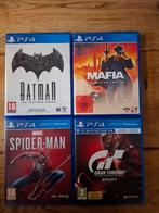 PS4 Games - Batman, Mafia, Spider-Man, Gran Turismo, Ophalen, Gebruikt, Avontuur en Actie