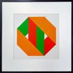 Compositie fluor [unicum] -  Kunstenaar: Georg Ruyter, Antiek en Kunst, Ophalen