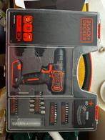 BLACK DECKER boormachine BDC718AS2OQW 80delige accessoireset, Ophalen of Verzenden, Nieuw, Boormachine